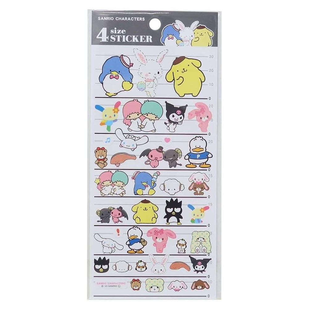 Amazon | サンリオキャラクターズ[シールシート]4サイズ